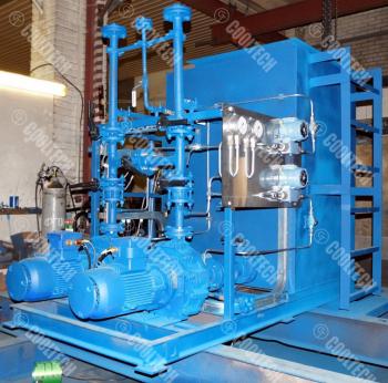 Boil-Off gas compressor units for gas storage