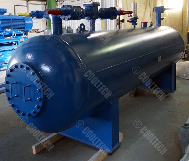 Freon compressor unit with cooling capacity 1163 kW